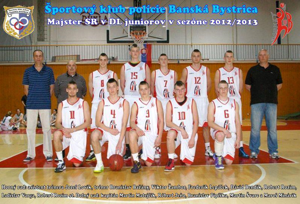 2013- ŠKP Banská Bystrica, 1.miesto M SR – juniori